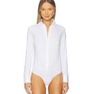 Zara commando large White Long Sleeve Bodysuit